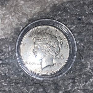 90%  Liberty silver dollar made in 1922